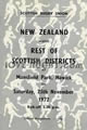 Rest of Scottish Districts v New Zealand 1972 rugby  Programme